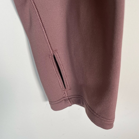 Brown Quarter-Zip Pullover with Purple Accents - Picture 6 of 11